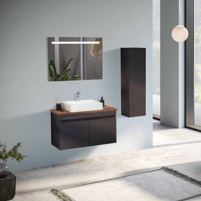 BADELLA Boztepe 5585 V33 Banyo Dolabı 85 cm - 1