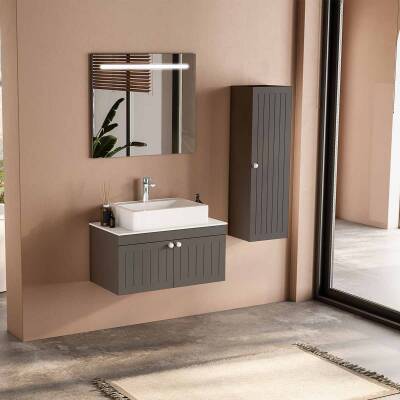 BADELLA Efes 4685 V32 Banyo Dolabı 85 cm - 1