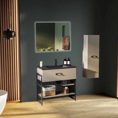BADELLA Hanne 2885 V31 Banyo Dolabı 85 cm - 1