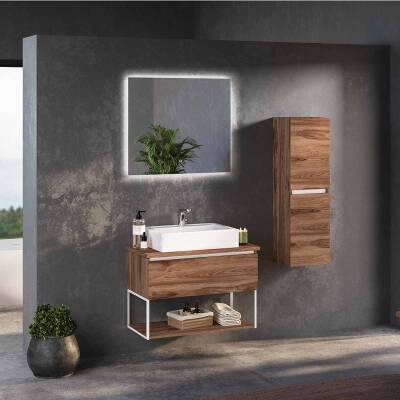 BADELLA Lines 2885 V31 Banyo Dolabı 85 cm - 1