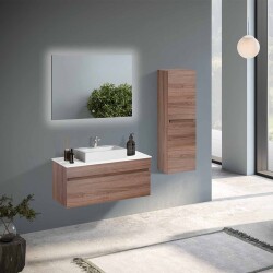 BADELLA Lines 39100 V31 Banyo Dolabı 100 cm - 1