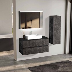 BADELLA Lines 55100 V31 Banyo Dolabı 100 cm - 1