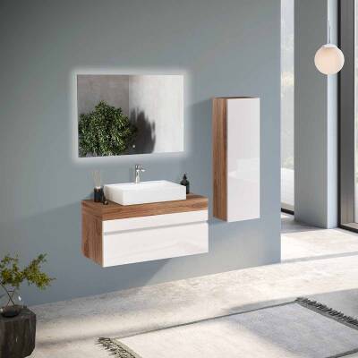 BADELLA Maya 39100 V32 Banyo Dolabı 100 cm - 1