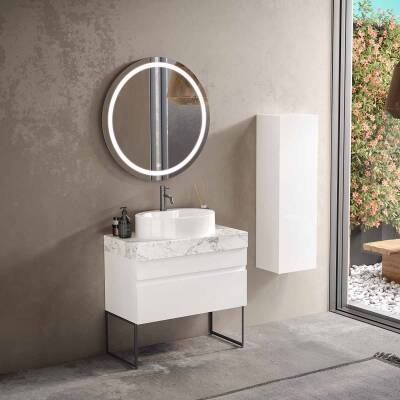 BADELLA Maya 3985 V31 Banyo Dolabı 85 cm - 1