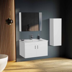 BADELLA Parite 5585 V32 Banyo Dolabı 85 cm - Badella