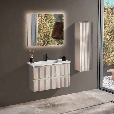 BADELLA Royal 5585 V32 Banyo Dolabı 85 cm - 1