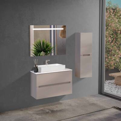 BADELLA Smart 5585 V32 Banyo Dolabı 85 cm - 1