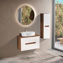 BADELLA Toledo 5585 V32 Banyo Dolabı 85 cm - 1