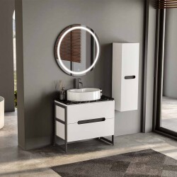 BADELLA Toledo 5585 V33 Banyo Dolabı 85 cm - Badella