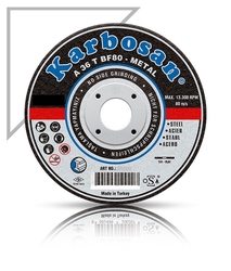 KARBOSAN Metal Kesme Diski T41 Düz 115x3,0x22,23mm (910910) - 