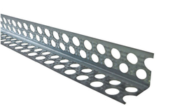 KNAUF Alçıpan Delikli Köşe Profili Aluminyum 23x23x0,35mm - 2,70mt - Knauf