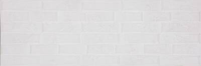 SERANİT Cossy Dekor Mat Duvar Karosu 30x90 Beyaz Dekor - 3