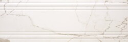 SERANİT infinity Line Dekor Parlak Duvar Karosu 40x120 Beyaz Dekor - 2
