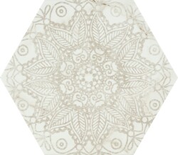 SERANİT Lace Mix Dekor 21'Li Mat Sırlı Porselen 20x23 Cappucino Dekor - 1