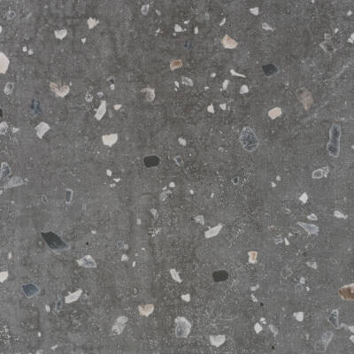 SERANİT Terrazzo Fon Mat Sırlı Porselen 60x60 Flake Antrasit - 3