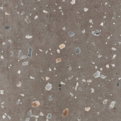 SERANİT Terrazzo Fon Mat Sırlı Porselen 60x60 Flake Taupe - 3