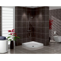 Shower Baffy Oval Monoblok Duş Teknesi - 1