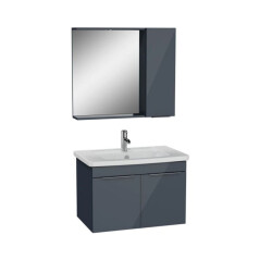 VİTRA Quadrum Set Lvd Kpk Dolap Ayna 80 Cm 67108 - Artema