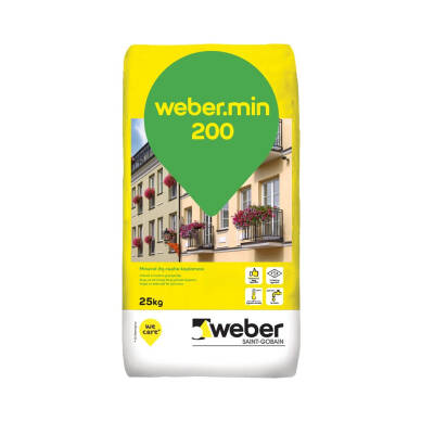 WEBER weber.min 200 Dekoratif Dış Cephe Kaplaması - 1